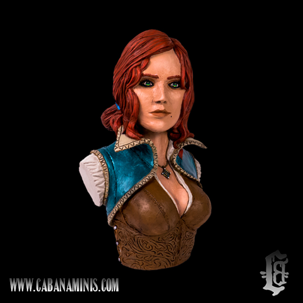 Painted Triss Merigold Bust