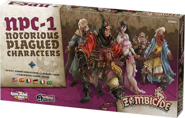 Black Plague Notorious Plagued Characters 1 Expansion COL GUF003 Zombicide 