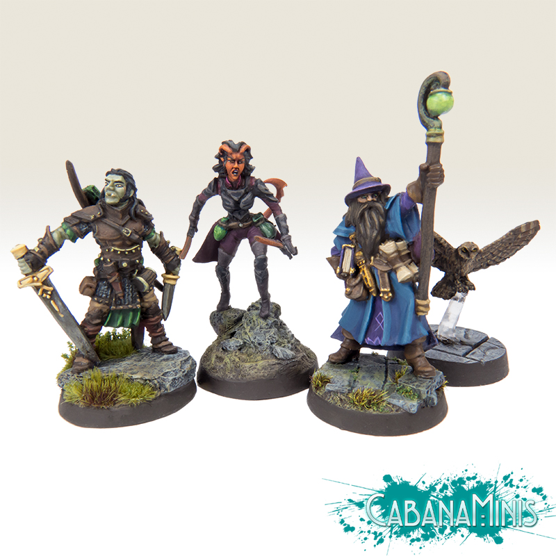 D&D Fantasy Miniatures: Starter Set - Heroes